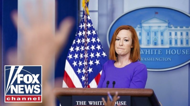 Psaki accused of violating the Hatch Act at White House podium