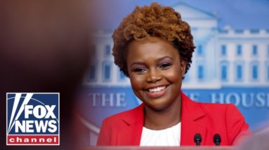 Live: Karine Jean-Pierre holds White House briefing