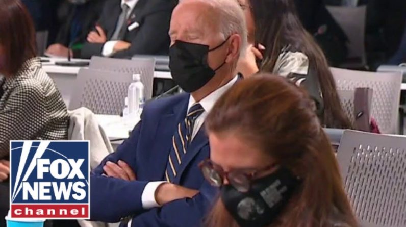 'The Five' react to Biden appearing to fall asleep on world stage