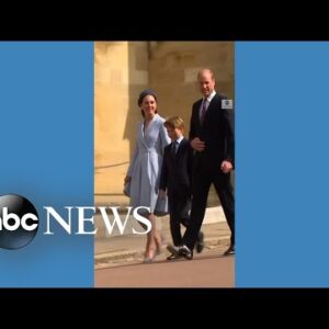 Prince William and Duchess Kate lead royals at Easter service; Queen Elizabeth absent