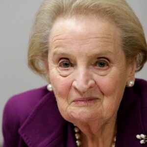 Hundreds gather to celebrate the life of Madeleine Albright, a quintessential American