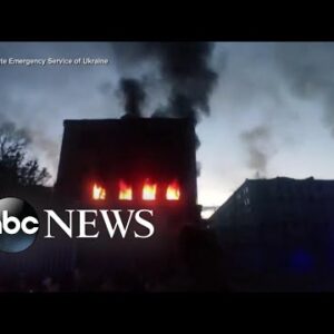 ABC News Live: Russian forces strike high-rise apartment tower in Kyiv