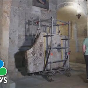 Ancient Altar In Jerusalem’s Church Of The Holy Sepulchre Rediscovered