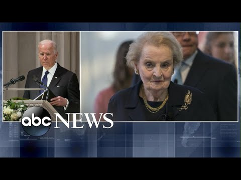 Biden pays tribute to former Secretary of State Madeleine Albright