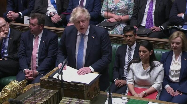 Boris Johnson Apologizes to Parliament Over 'Partygate' Fine