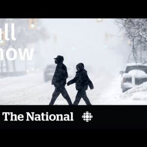 CBC News: The National | Prairie blizzard, Interest rate hike, Juno Beach