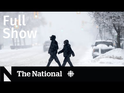 CBC News: The National | Prairie blizzard, Interest rate hike, Juno Beach
