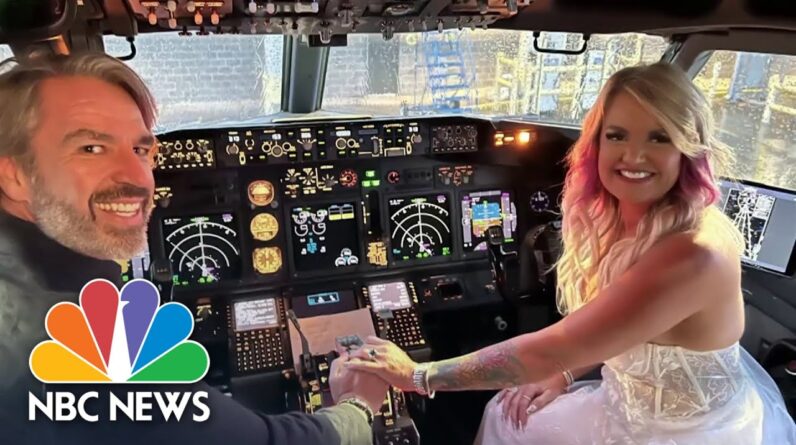Couple Weds Aboard Plane After Plans For Vegas Elopement Go Awry