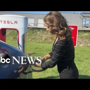 Hitting the road in an electric vehicle to celebrate Earth Week l ABCNL