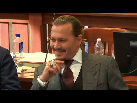 Johnny Depp LAUGHS as Security Guard Testifies About Amber Heard