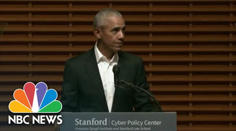 Obama Warns Spread Of Disinformation Is 'Weakening' Democracies