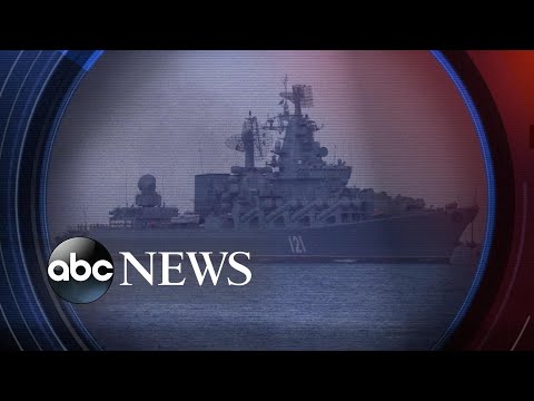Russia's largest warship sinks in Black Sea | ABCNL
