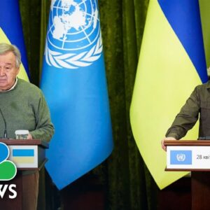 ‘This War Must End’: U.N. Chief Sends Strong Message At Kyiv Briefing