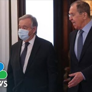 U.N. Secretary-General Urges Russia To Commit To Cease-Fire In Ukraine