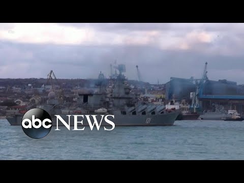 Ukrainian forces claim to have crippled Russian war ship, Moskva