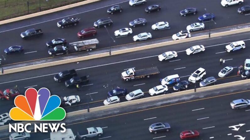 WATCH: 43-Vehicle Pileup Closes Florida Freeway
