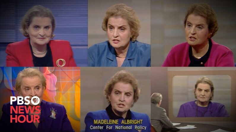 WATCH: A look back at Madeleine Albright's NewsHour appearances