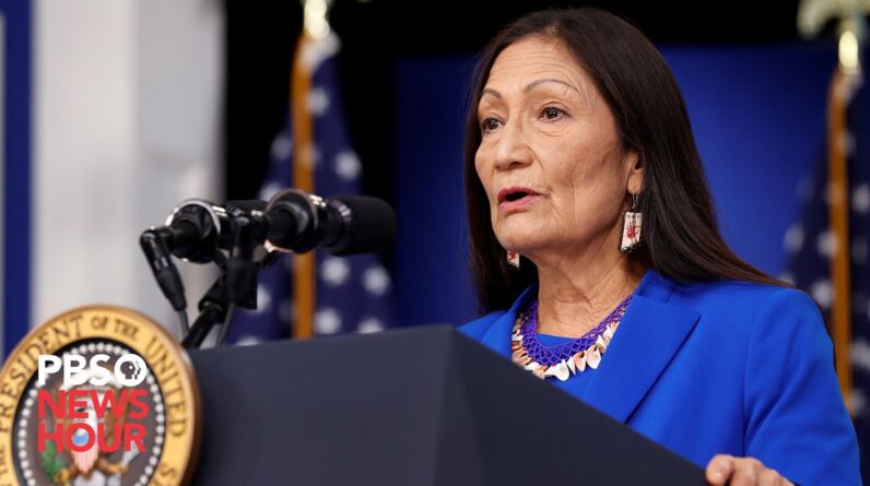 WATCH LIVE: Interior Secretary Deb Haaland gives update on Federal Indian Boarding School Initiative