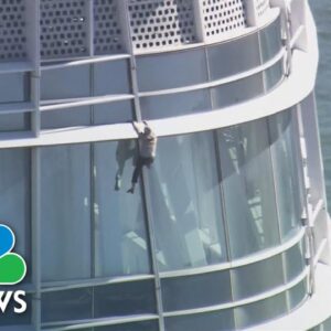 Watch: Man Scales 61-Floor Salesforce Tower In San Francisco, Arrested On Rooftop