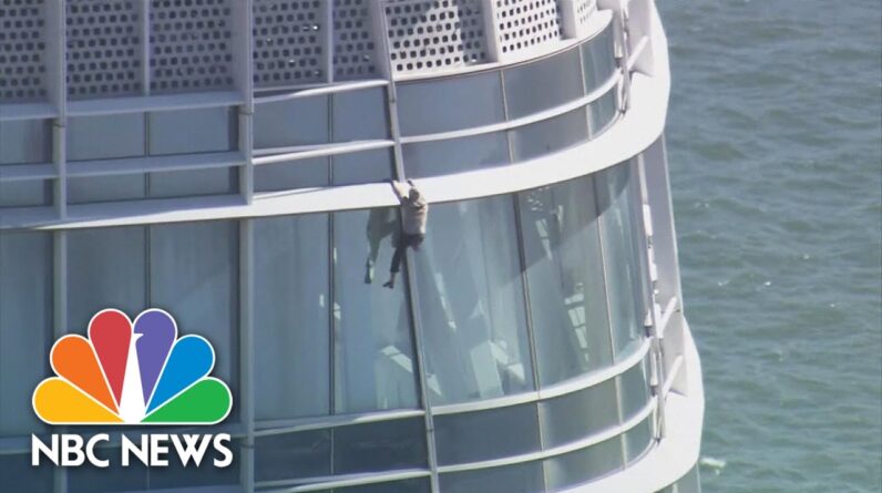 Watch: Man Scales 61-Floor Salesforce Tower In San Francisco, Arrested On Rooftop