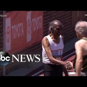 100-year-old man breaks record at Penn Relay