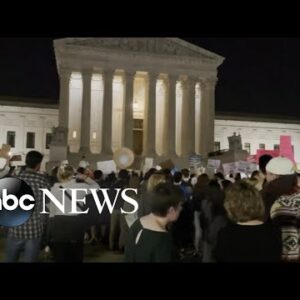 Abortion-rights advocates protest outside Supreme Court