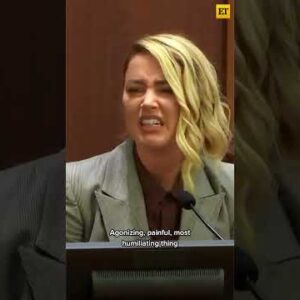 Amber Heard BREAKS DOWN as She Returns to The Stand #shorts