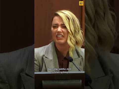 Amber Heard BREAKS DOWN as She Returns to The Stand #shorts