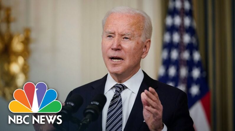 LIVE: Biden Delivers Remarks on the American Rescue Plan and Making Communities Safer | NBC News