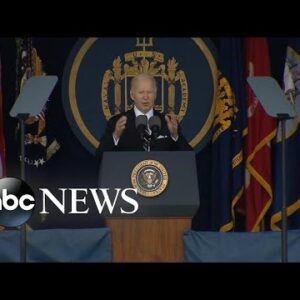 Biden delivers Naval Academy commencement speech l ABC News