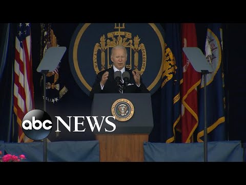 Biden delivers Naval Academy commencement speech l ABC News