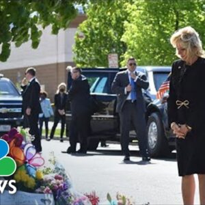 Biden Visits Memorial For Buffalo Mass Shooting Victims