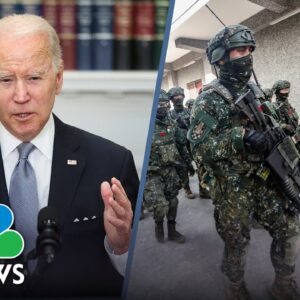 Biden Vows To Defend Taiwan If China Invades