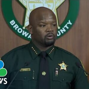 Broward County Sheriff Calls For Action After School Shooting In Texas