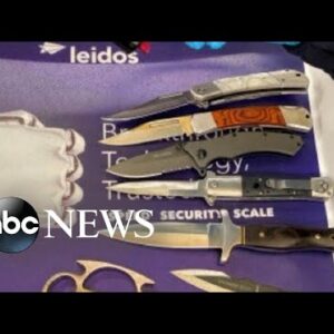 Man cited after TSA finds 23 weapons packed inside carry-on bag l ABC News