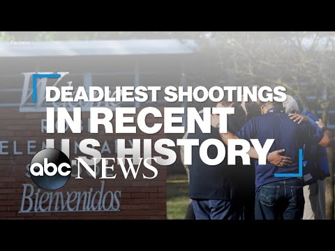 Deadliest mass shootings in recent US history