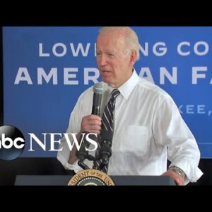 Biden addresses soaring food prices in visit to Illinois family-run farm