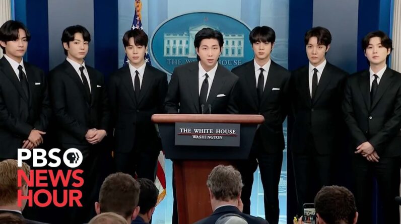 WATCH: K-pop superstars BTS speak from the White House on anti-Asian hate crimes and Asian inclusion