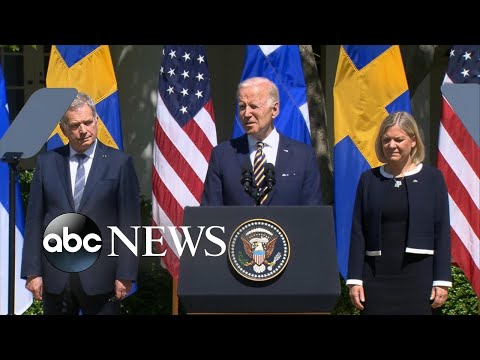 Finland, Sweden make NATO stronger, Biden says