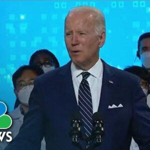 Biden Hails Technological Collaboration With South Korea During Samsung Tour