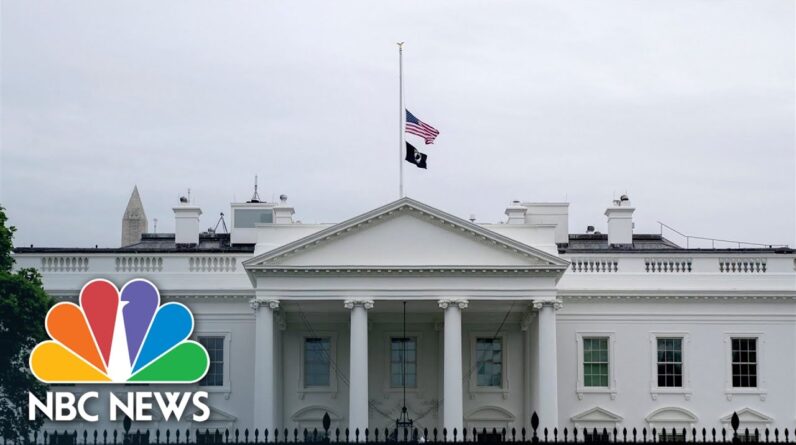 White House Lowers Flag To Half-Staff Honoring Texas School Shooting Victims