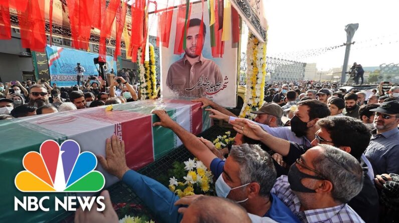 Hundreds Attend Funeral For Killed Iranian Revolutionary Guard Colonel