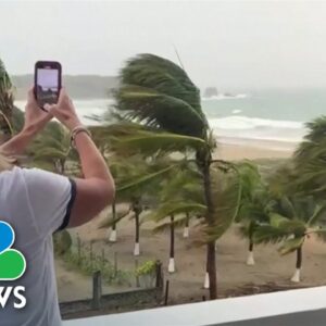 Hurricane Agatha Barrels Into Mexico's Pacific Coast With 105 Mph Winds
