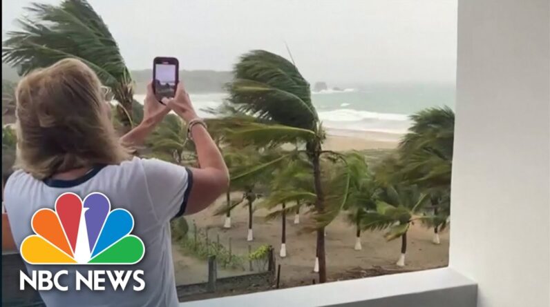 Hurricane Agatha Barrels Into Mexico's Pacific Coast With 105 Mph Winds