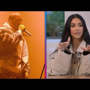 Kanye West Raps About Kim Kardashian Divorce Impact on Their Kids