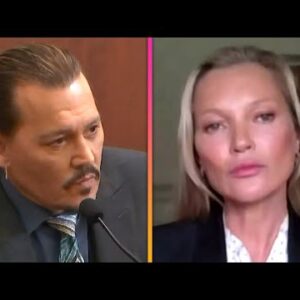 Kate Moss DENIES Johnny Depp Pushed Her During Trial Testimony