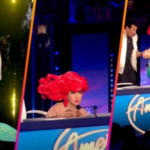 Katy Perry FALLS on American Idol