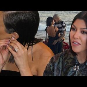 Kourtney Kardashian BROKE Engagement Ring From Travis Barker