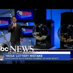 ‘Mega’ lottery mistake