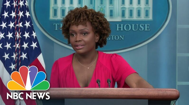 Karine Jean-Pierre 'Represents A Few Firsts' By Holding White House Press Briefing